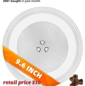 9.6 Inch Microwave Glass Turntable Plate